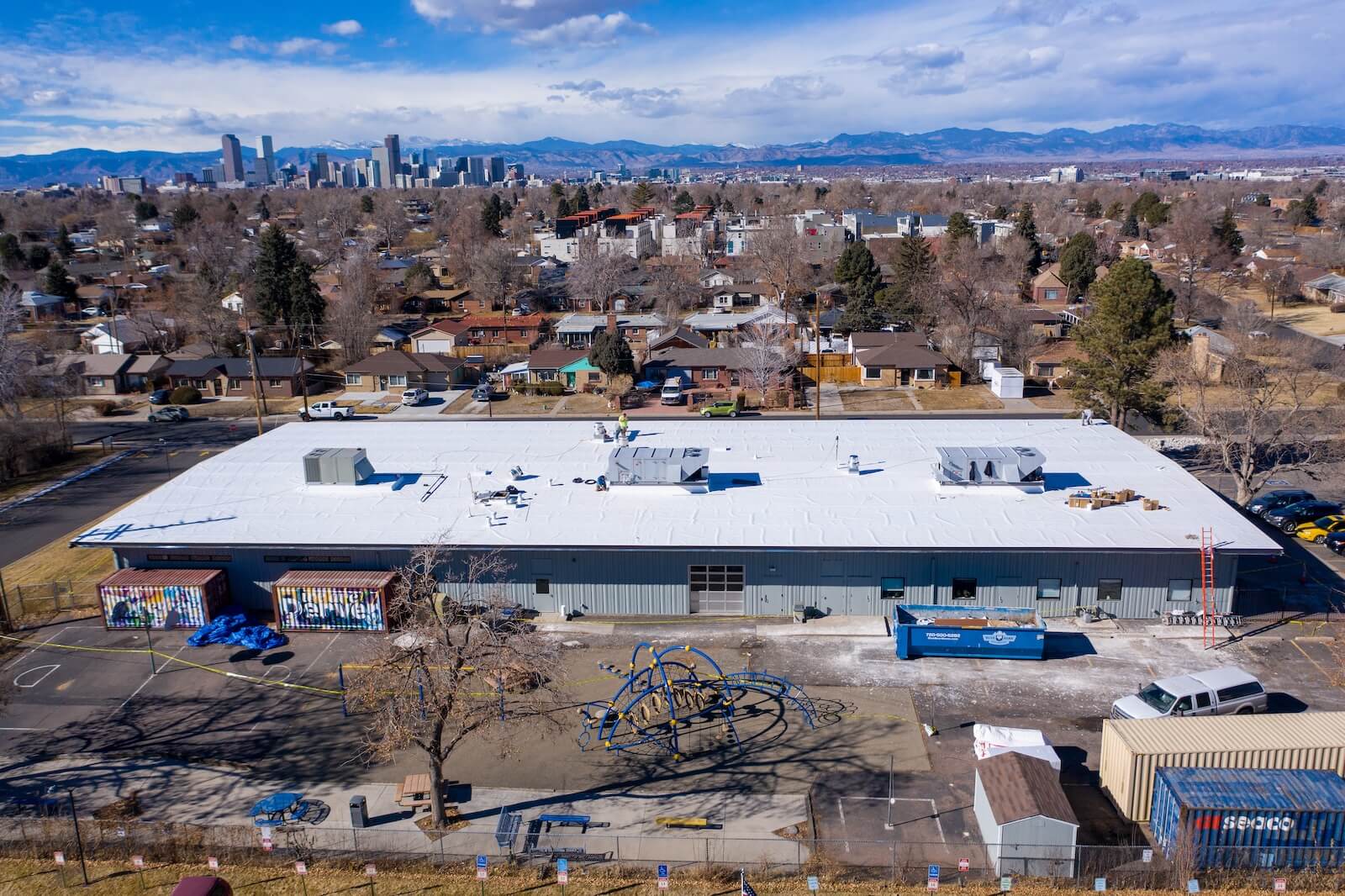 commercial roof storm damage