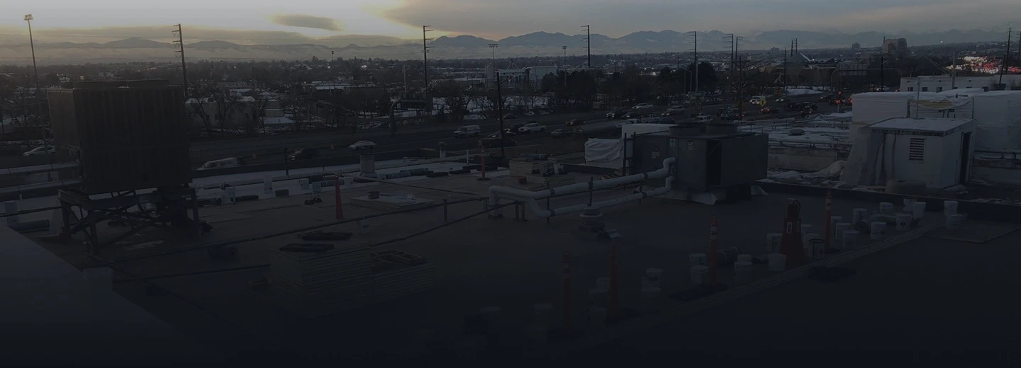 commercial roof project denver mountain view